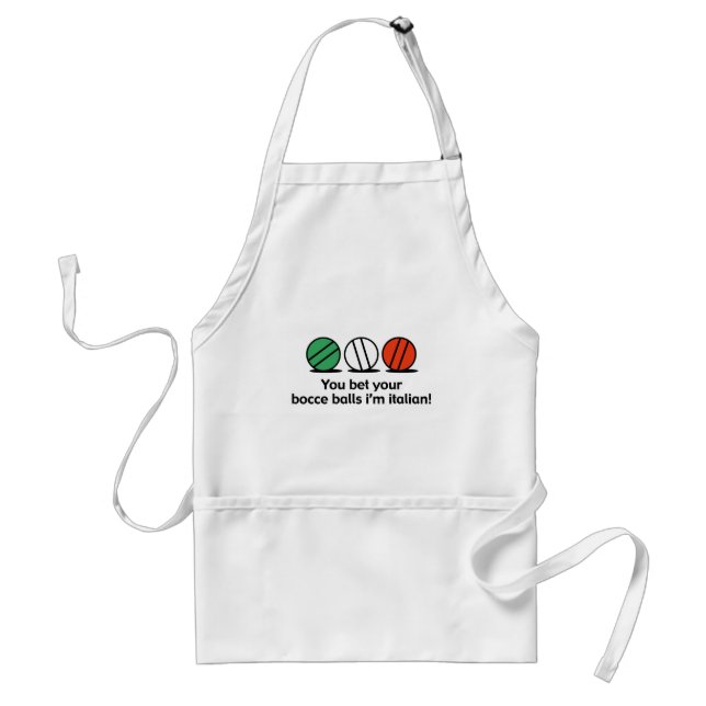 Bocce Adult Apron (Front)