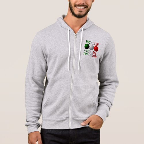 Bocce an Italian Tradition Hoodie