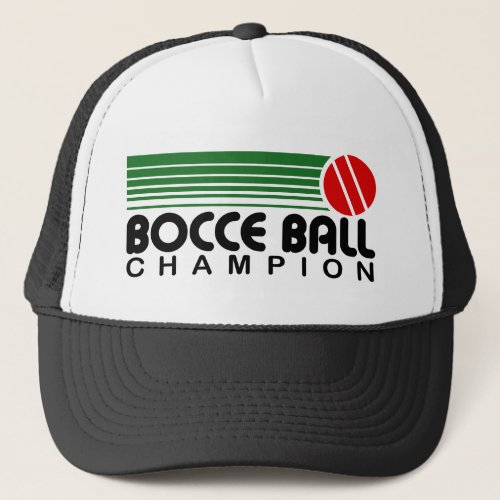 Bocce Ball Champion Trucker Hat