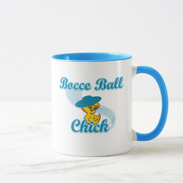 Bocce Ball Chick #3 Mug (Right)
