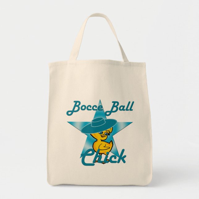 Bocce Ball Chick #7 Tote Bag (Front)
