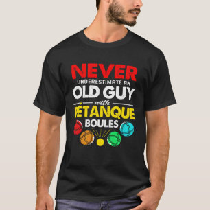 Bocce Ball Grandpa For Old Man T-Shirt