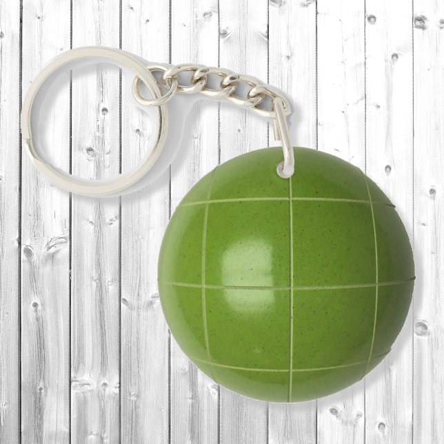 Bocce Ball ID Bag TAG Personalized Text Keychain (Creator Uploaded)