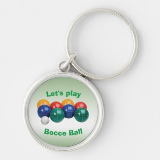 Bocce Ball Keychain
