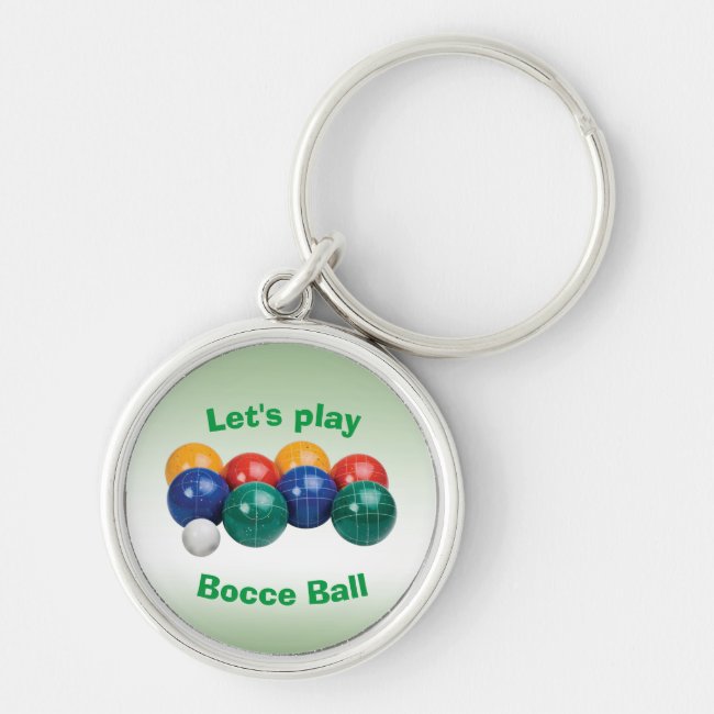 Bocce Ball Keychain