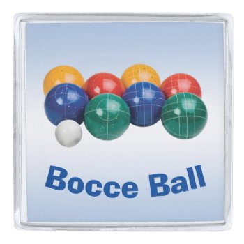 Bocce Ball Lapel Pin by Bebops at Zazzle