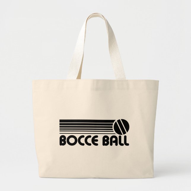 Bocce Ball Large Tote Bag (Front)
