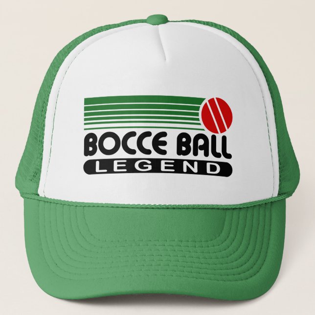 Bocce Ball Legend Trucker Hat (Front)