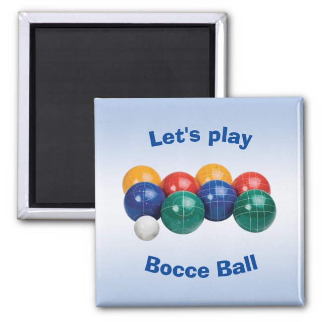 Bocce Ball Magnet