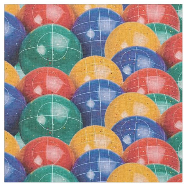 Bocce Ball Pattern Fabric