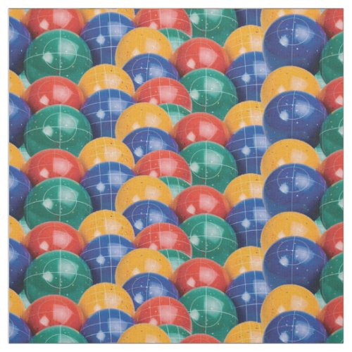 Bocce Ball Pattern Fabric