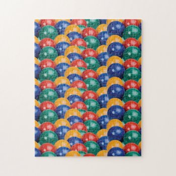 Bocce Ball Pattern Puzzle by Bebops at Zazzle