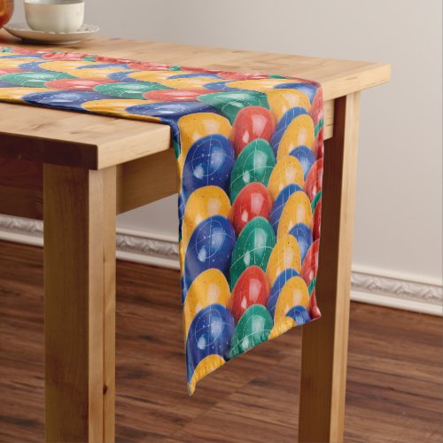 Bocce Ball Pattern Table Runner