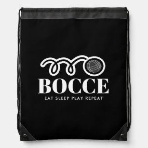 Bocce ball Petanque Boules Custom Drawstring Bag