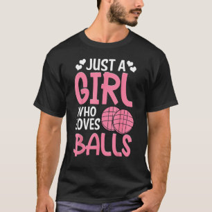 Bocce Ball Player Just A Girl Who Loves Bocce T-Shirt