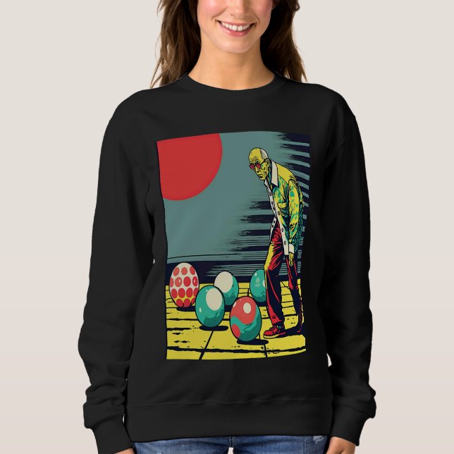 Bocce Ball Retirement Appreciation Pop Bocce Ball  Sweatshirt (Front)