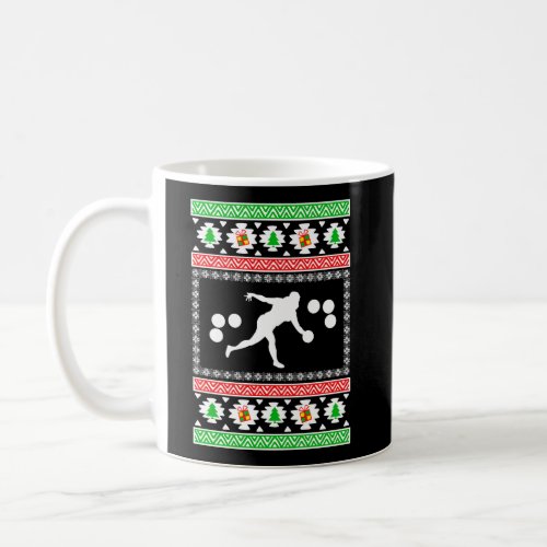 Bocce Ball Ugly Christmas Gift For Mom Or Dad Coffee Mug