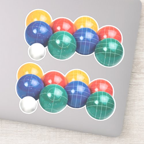 Bocce Ball Vinyl Stickers