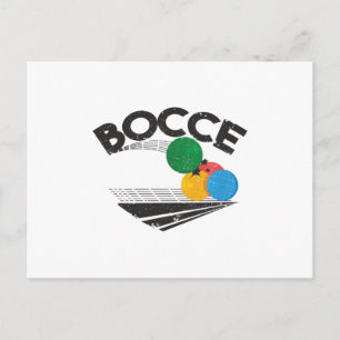 Bocce Balls Game Postcard