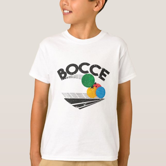 Bocce Balls Game T-Shirt (Front)