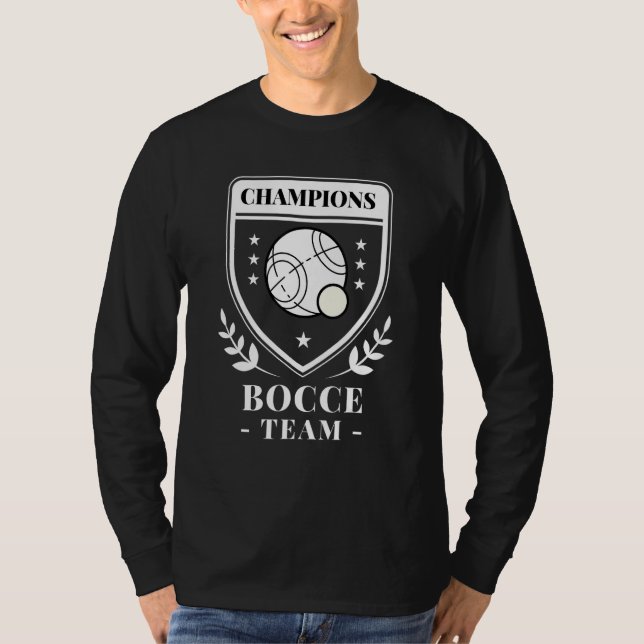 BOCCE BOCCI Ball TEAM CHAMPIONS T-Shirt (Front)