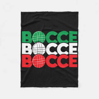Bocce - Byll Game Enthusiast Lawn Bowling Boule Bo Fleece Blanket