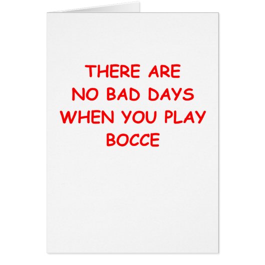 bocce cards (Front)