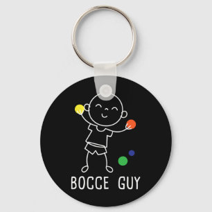 Bocce Guy - Lawn Bowling Byll Game Enthusiast Boul Keychain