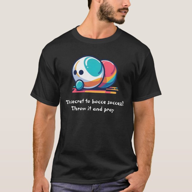 bocce husband ball t-shirts (Front)