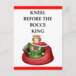 BOCCE POSTCARD