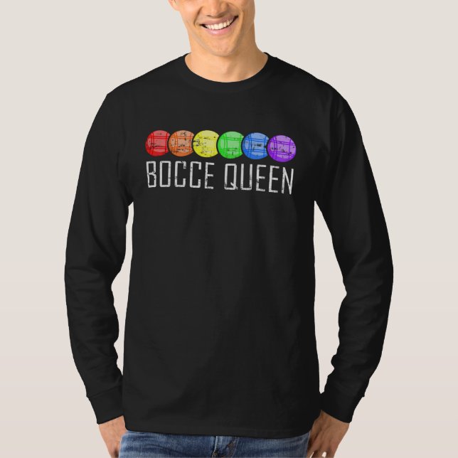 Bocce Queen   Bocce Ball T-Shirt (Front)