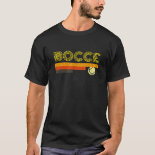 Bocce Retro Vintage 70 s Men Women Gift Bocce Ball T-Shirt