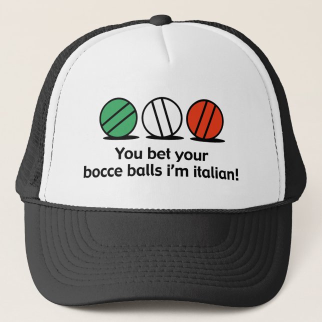 Bocce Trucker Hat (Front)