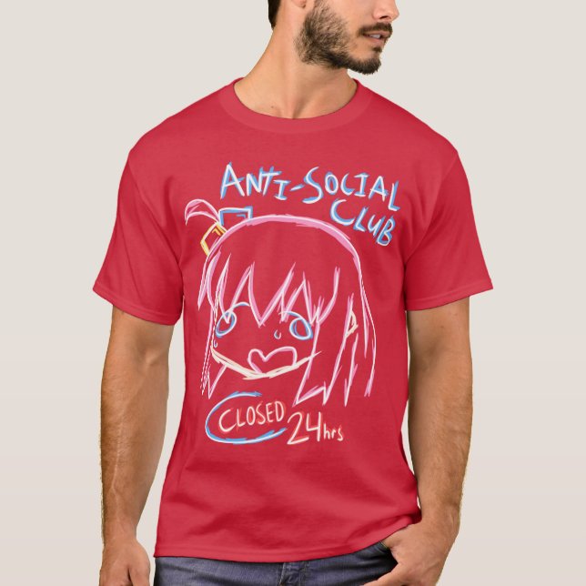 Bocchi AntiSocial Club boy T-Shirt (Front)
