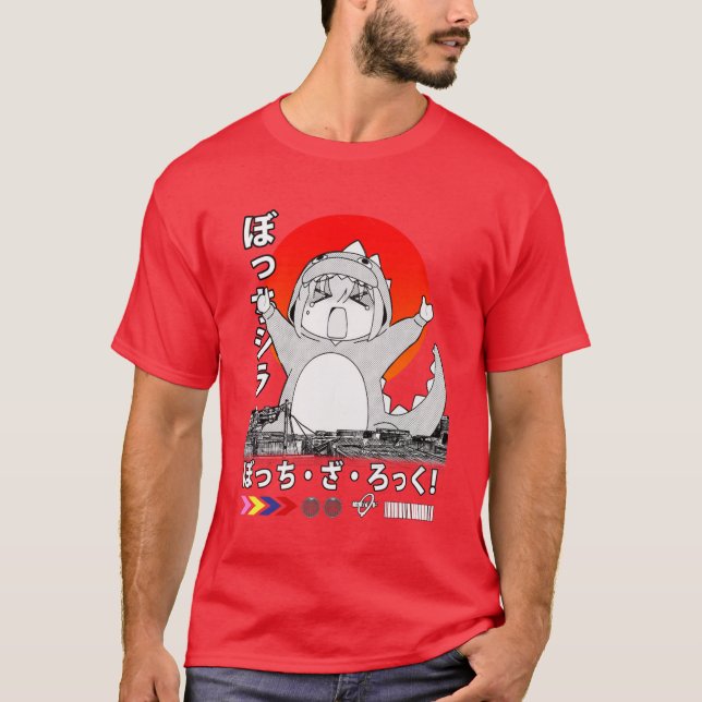 Bocchi Kaiju retro T-Shirt (Front)
