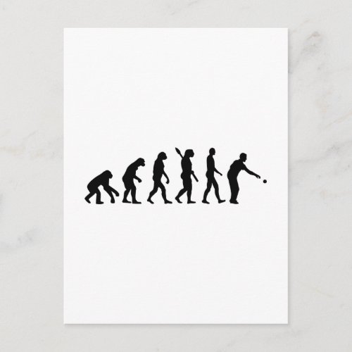 Boccia boule evolution postcard