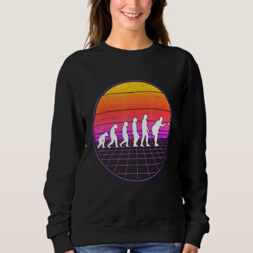 Boccia Evolution Vaporwave 70s Boule Petanque Bocc Sweatshirt