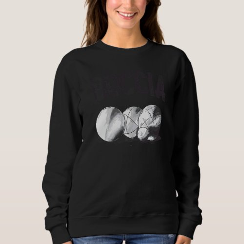 Boccia Player Clothing with Boccia Balls Sweatshirt