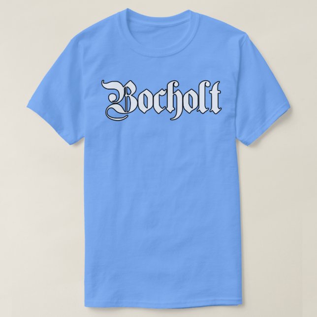 Bocholt written with gothic font T-Shirt (Design Front)