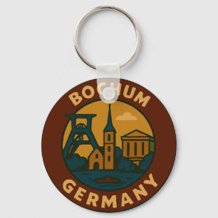 Bochum Germany City Art Keychain