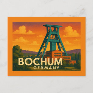 Bochum Germany City Art Postcard