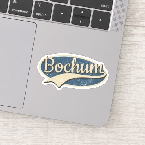 Bochum Germany Vintage Typography Sticker