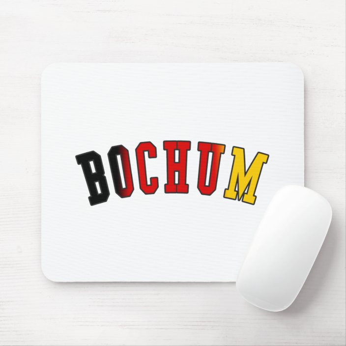 Bochum in Germany National Flag Colors Mouse Pad