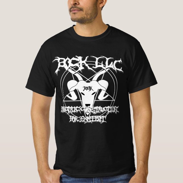Bock.LLC EVIL GOAT T Shirt Band T Wind (Front)