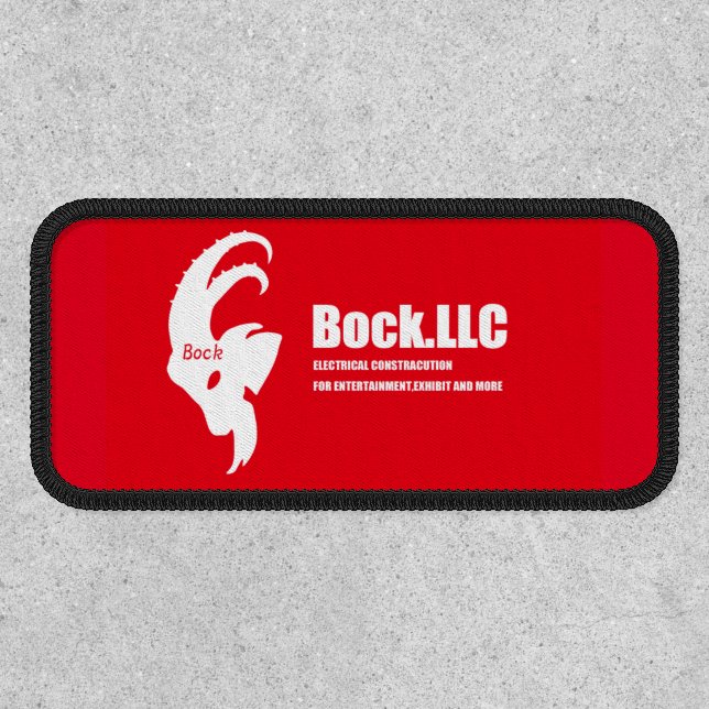 Bock.LLC Original Wappen Patch (Front)