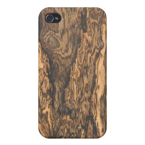 Bocote wood Finish 4 iPhone 4 Case