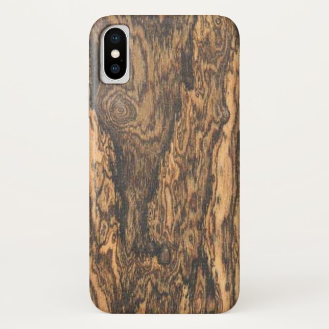 Bocote (wood) Finish Case-Mate iPhone Case (Back)