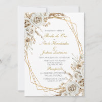 Boda de oro wedding invitation