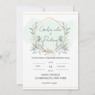 Boda En Espanol Invitations