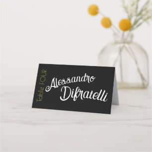 Boda Papel Picado Mexico Folk Art Name Place Card